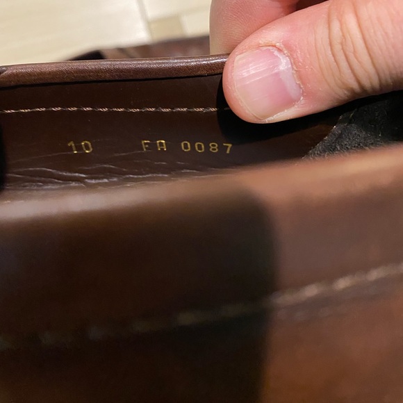 Louis Vuitton Damier Pattern Leather Loafers - Picture 3 of 7